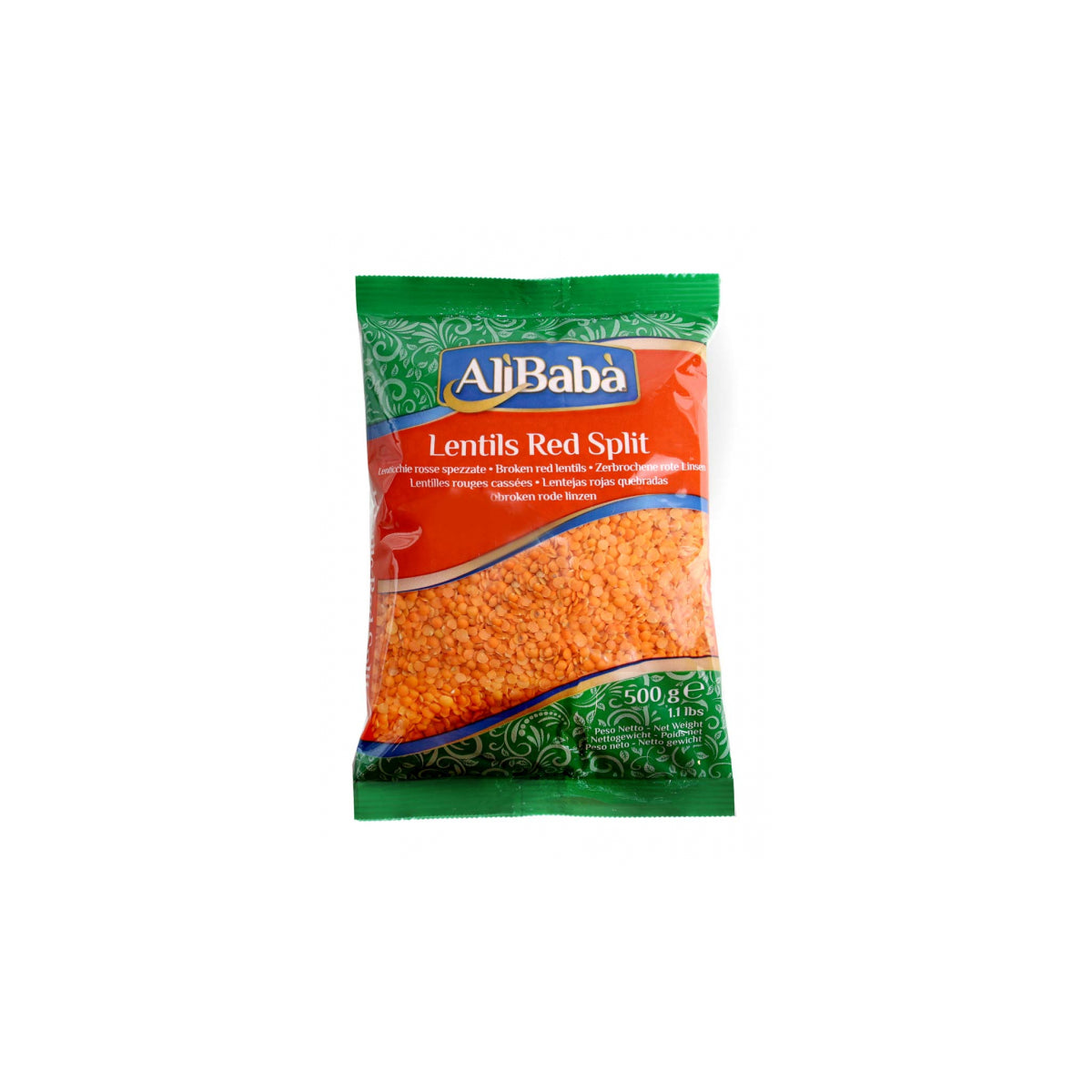 Alibaba - Red Split Lentils - 500g