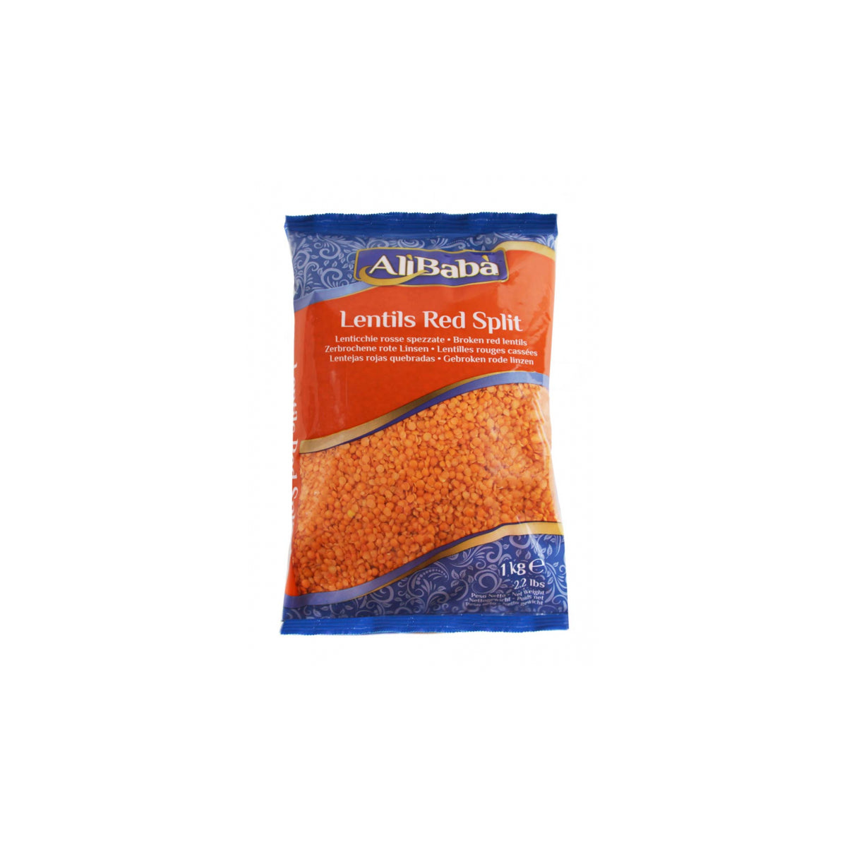 Alibaba - Red Split Lentils  - 1kg