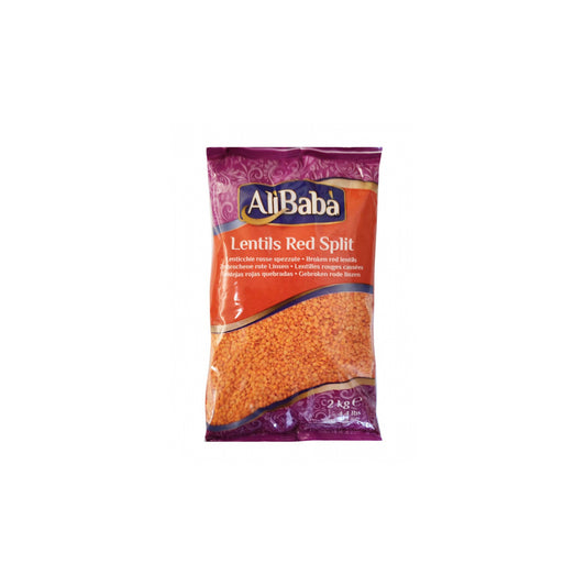 Alibaba - Red Lentils Split - 2kg