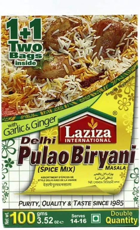 Laziza - Delhi Pulao Biryani Masala - 100g