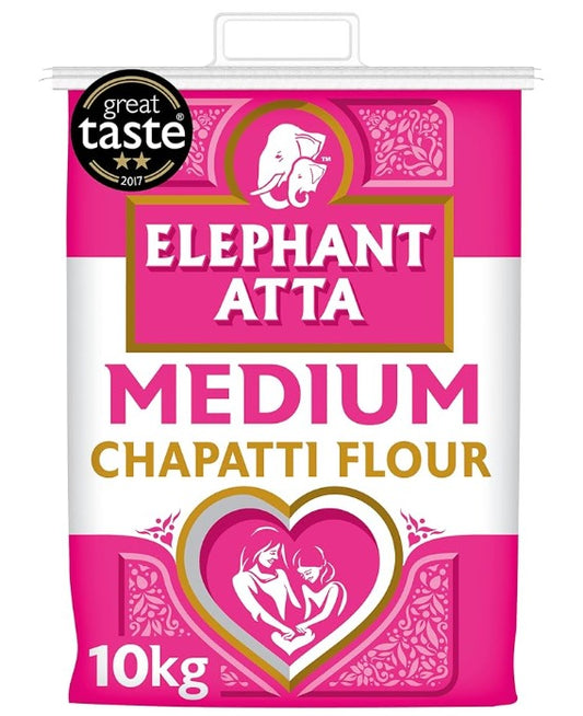 Elephant Ata - Medium Chapatti Flour - 10kg