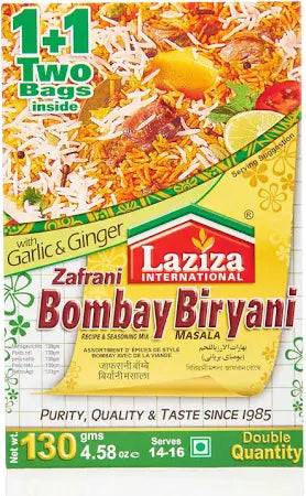 Laziza - Zafran Bombay Biryani Masala - 130g